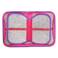 Пенал 3 секции, вкладка внутри, 140 х 210 х 40 мм, тканевый, Calligrata TOP Block "Милый пушистик" Пенал 3 секции, вкладка внутри, 140 х 210 х 40 мм, тканевый, Calligrata TOP Block "Милый пушистик"