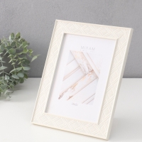 Фоторамка пластик "МИРАМ" 15х21 см, бежевый