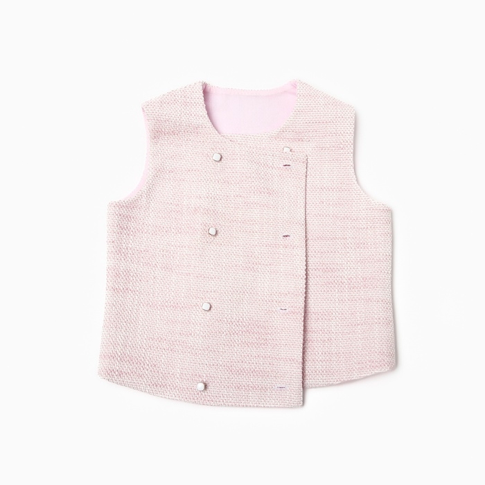 Жилетка для девочки, MINAKU :Party Dress, цвет розовый, рост 146 см Жилетка для девочки, MINAKU :Party Dress, цвет розовый, рост 146 см