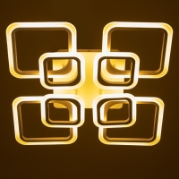 Люстра с ПДУ 59117/8WT LED 240Вт 3000-6000К диммер белый 55х55х10 см BayerLux