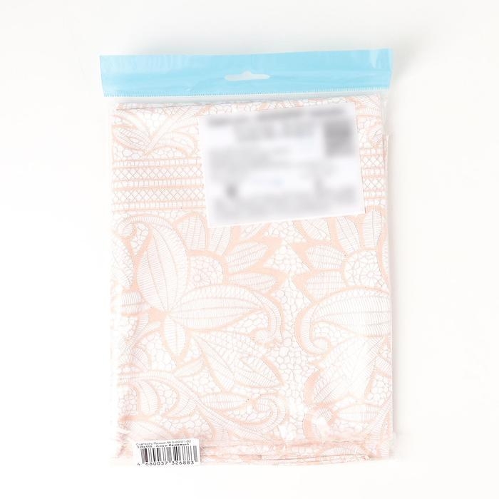 Скатерть без основы многоразовая «Ажур», 110×120 см, цвет бежевый Скатерть без основы многоразовая «Ажур», 110×120 см, цвет бежевый