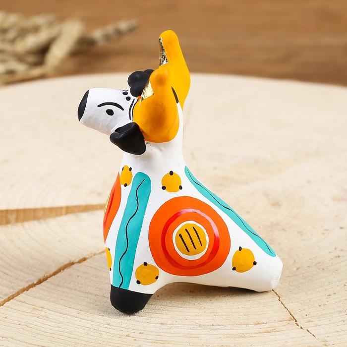 Дымковская игрушка &laquo;Свистулька Лошадка&raquo; 8&times;9&times;4 см, микс