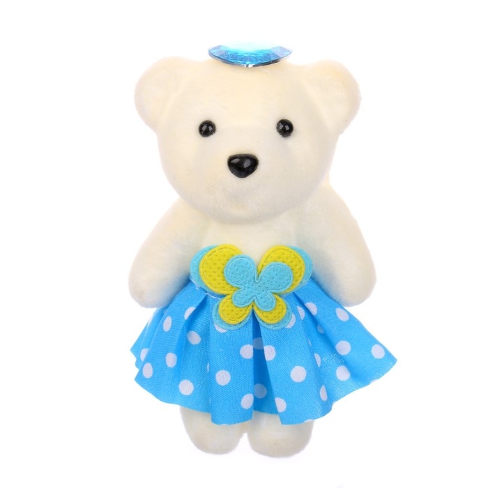 Игрушка из пенопласта &laquo;Мишка с бабочкой&raquo;, цвета МИКС