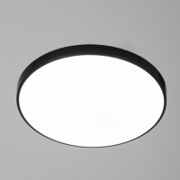 Светильник "Минимал" круг LED 18Вт 6500К (быстросъемный механизм) черный 23х23х5см