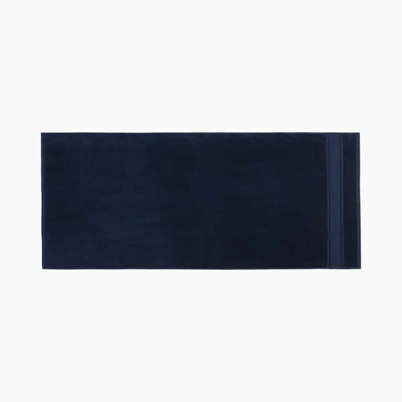 Полотенце махровое Terrychic, среднее, темно-синее