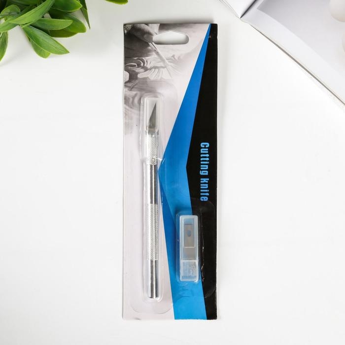 Инструмент для творчества нож + 5 лезвий 19 см