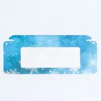 Коробка для шоколада с окном &laquo;Снежинки&raquo;, 17.1&times;8&times;1.4 см