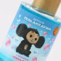 Детский гель для душа, аромат бабл-гам, 100 мл, Чебурашка