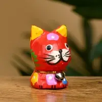 Набор сувенирный "Котята" дерево (5 штук), 4 см