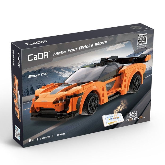 Конструктор радиоуправляемый &laquo;Спорткар&raquo;, 295 деталей, 2 варианта управления