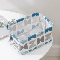 Корзинка для хранения с ручками Доляна &laquo;Песок&raquo;, 23,5&times;17&times;12 см, цвет голубой