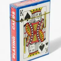 Карты игральные &laquo;Король&raquo;, колода 54 шт., 5.7&times;8.7 см, синяя рубашка