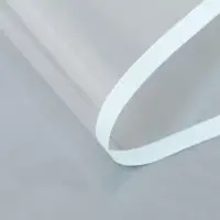 Пленка для декора и флористики, глянцевая, однотонная, голубая, &laquo;Полоса&raquo;, лист 1 шт., 58&times;58 см