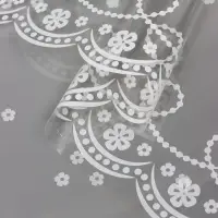 Пленка прозрачная с рисунком &laquo;Бусы&raquo; Белый 0.7&times;8.2&plusmn;5%м