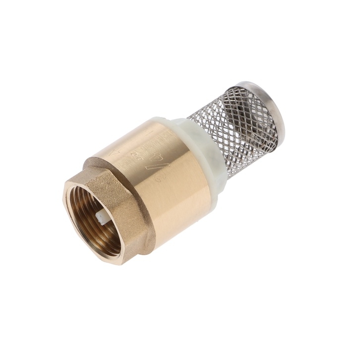 Клапан обратный ZEIN engr, 3/4", с фильтрующей сеткой