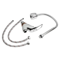 Смеситель для кухни ZEIN Z2072, гибкий излив, картридж керамика 40 мм, латунь, хром