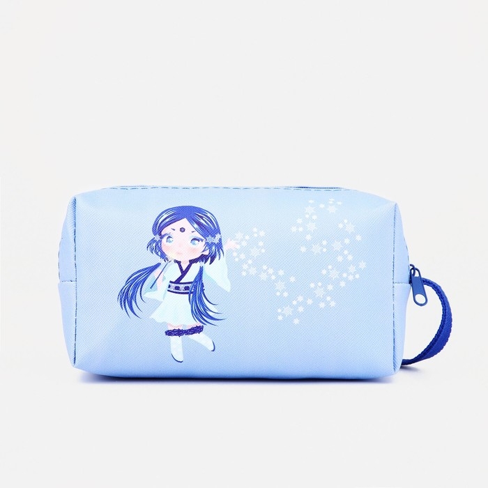 Косметичка на молнии, цвет голубой Косметичка на молнии, цвет голубой