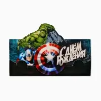 Конверт для денег формовой &laquo;Супергерои&raquo;, 17.5 &times; 8 см