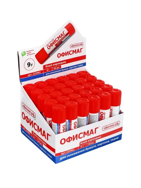 Клей-карандаш PVP  9г BRAUBERG 225962