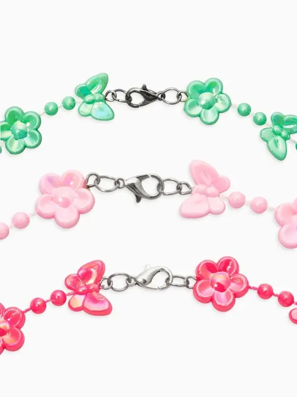 Бусы детские Выбражулька &laquo;Бабочки&raquo;, 40 см, цвет МИКС