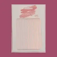 Наклейки для ногтей &laquo;Полоски&raquo;, металлизированные, цвет розовое золото