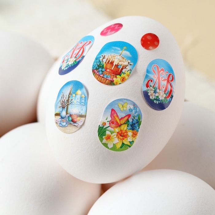 Пасхальный набор «ХВ Классика»: 2 красителя: бирюзовый, фиолетовый + наклейки для яиц Пасхальный набор «ХВ Классика»: 2 красителя: бирюзовый, фиолетовый + наклейки для яиц