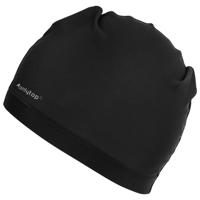 Шапочка для плавания взрослая ONLYTOP Waves, тканевая, обхват 54-60 см