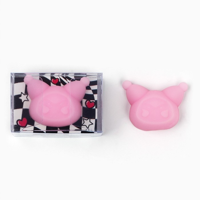 Мялка антистресс &laquo;Нахальный, но очаровательный&raquo;, розовая, 4,4 х 3,5 см