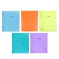 Тетрадь 12л кл ErichKrause Классика CoverPro matt, Pulse, мат.пласт.обложка, микс