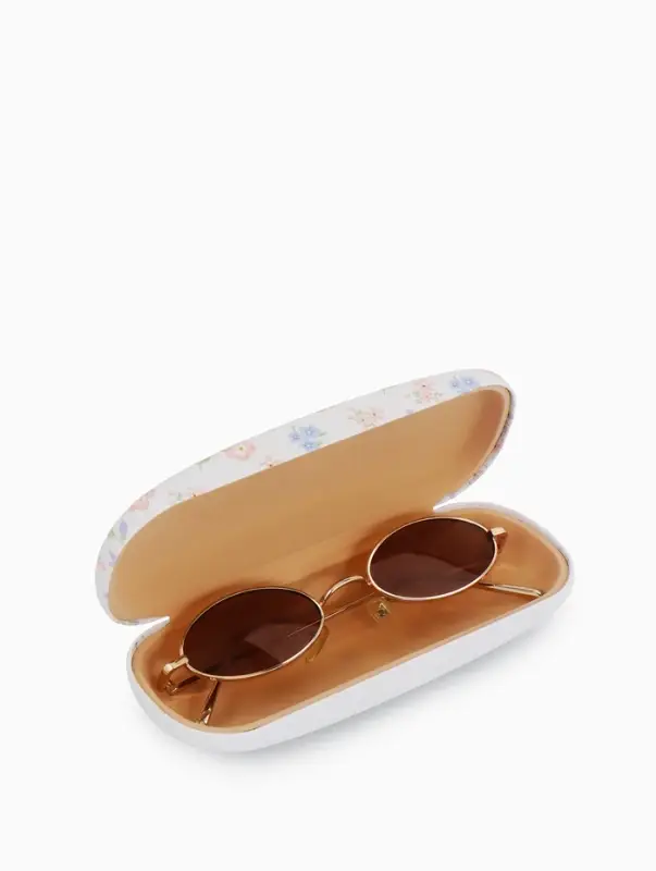 Футляр для очков Цветы, 16*4*6 см, хлопушка, МИКС