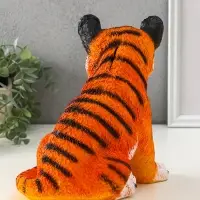 Копилка "Тигр сидячий" оранжево-коричневый 23х15,5х23 см