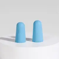 Беруши в пласт футл (ПУ) 2,5*1см (наб 10пар цена за наб) голубой накл ОТ