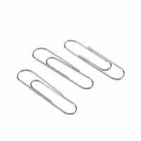 Скрепки 33мм оцинкованнные в картонной коробке 100 штук