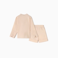 Костюм для мальчика (Рубашка и бермуды) MINAKU, цвет экрю, рост 122 см Костюм для мальчика (Рубашка и бермуды) MINAKU, цвет экрю, рост 122 см