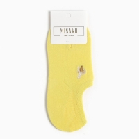 Носки женские укороченные MINAKU "Банан" цвет желтый, р-р 36-39 (23-25 см) 7488411 Носки женские укороченные MINAKU "Банан" цвет желтый, р-р 36-39 (23-25 см) 7488411