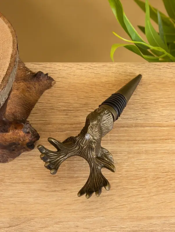 Пробка для бутылок &laquo;Лось&raquo;, 7.3&times;5.3&times;15.5 см, алюминий