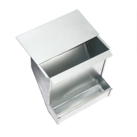 Кормушка для кроликов на 5 кг, бункерная, металл, Greengo Кормушка для кроликов на 5 кг, бункерная, металл, Greengo