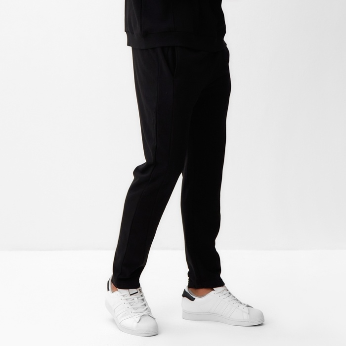 Брюки мужские  MINAKU: Casual Collection MAN цвет чёрный, р-р 52