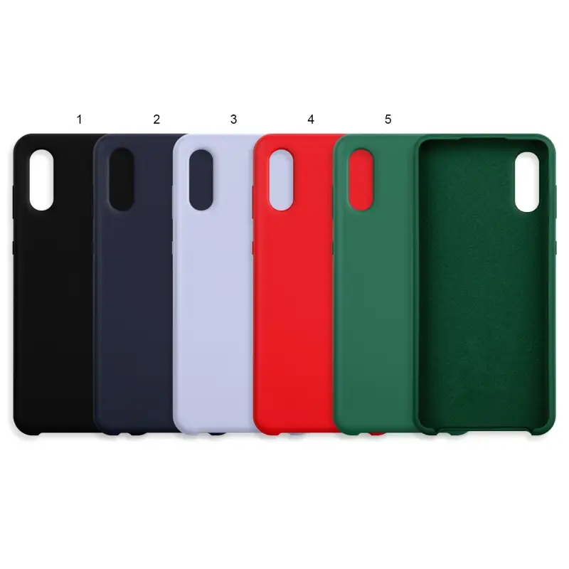 Чехол Samsung A02/M02 Silicone Cover (без лого)