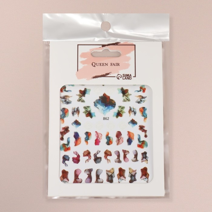 Наклейки для ногтей &laquo;Неоклассика&raquo;, разноцветные