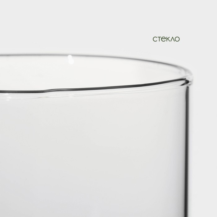 Банка стеклянная для хранения сыпучих продуктов BellaTenero &laquo;Эко&raquo;, 900 мл, 8,5&times;20,5 см, с бамбуковой крышкой