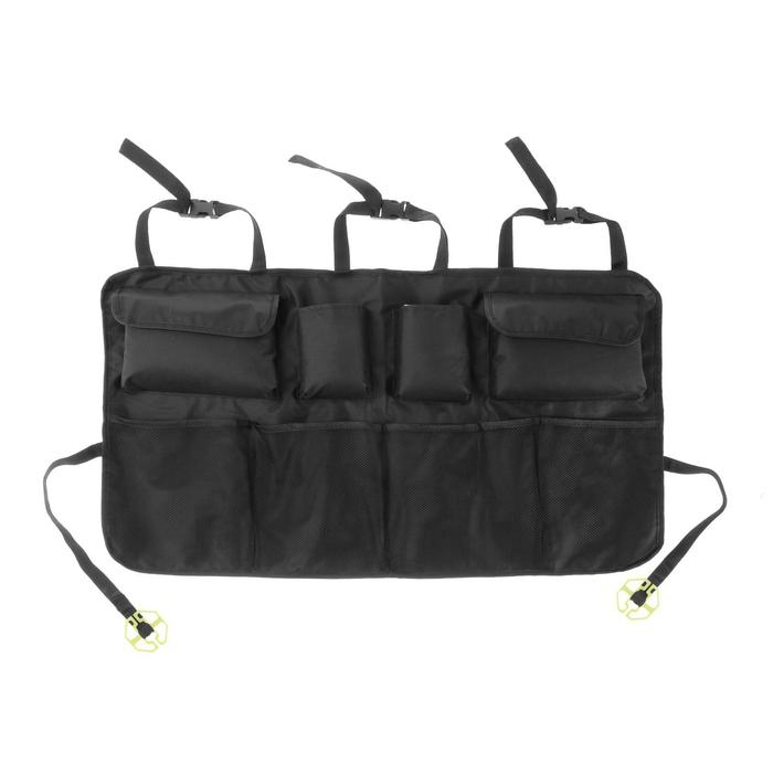 Органайзер на заднее сиденье 87 х 47 см, 8 карманов, черный Органайзер на заднее сиденье 87 х 47 см, 8 карманов, черный