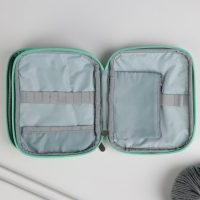 Пенал для вязания «Лилии», 2 отделения, 17,5 × 14 × 4 см Пенал для вязания «Лилии», 2 отделения, 17,5 × 14 × 4 см