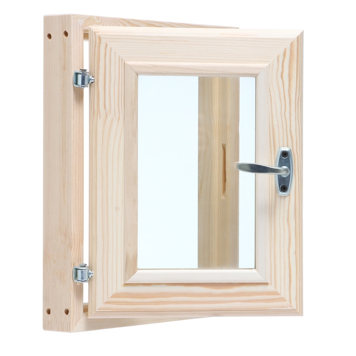 Окно, 40&times;30см, двойное стекло, из хвои