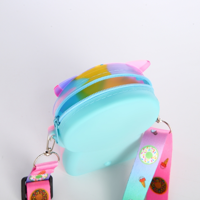 Сумка детская для девочки на молнии, &laquo;Выбражулька&raquo;, pop it, цвет разноцветный