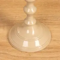 Подсвечник "Кремовый" 10х10х24 см, алюминий