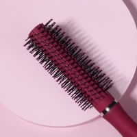 Брашинг, прорезиненная ручка, d = 1,8/4 &times; 22,5 см, цвет фиолетовый