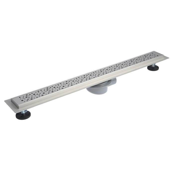 Трап линейный AFLORN AF20307-80, 800х70 мм, c флaнцeм своб. вращения 360°, нерж. сталь Трап линейный AFLORN AF20307-80, 800х70 мм, c флaнцeм своб. вращения 360°, нерж. сталь