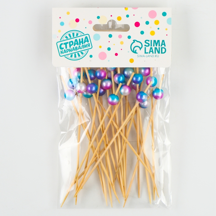 Шпажки для канапе &laquo;Жемчужина&raquo; набор 24 шт.