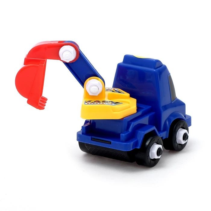 Пластмассовый конструктор &laquo;Стройтехника&raquo;, 20 деталь, МИКС